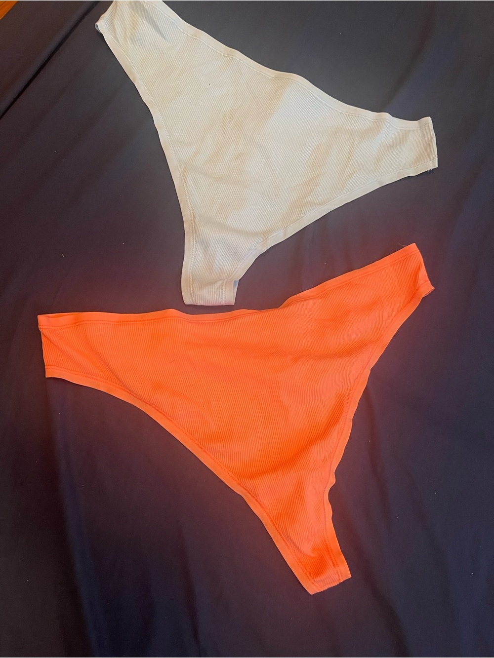 Girls Ribbed High-Cut Bikini Bottoms - new without tags